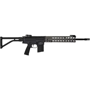 Brigade Manufacturing Makasi 5.56x45mm FAL-AR15 Hybrid Semi-Automatic Rifle, 16\" Barrel, 12\" Quad Rail, Tungsten Cerakote- M561163NQ