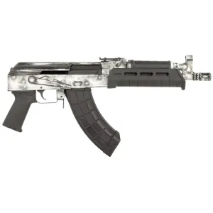 Century Arms HG7673N VSKA Draco 30+1 10.5\" Threaded Barrel, Distressed White Stamped Rec, Magpul Furniture, Enhanced Trigger Group