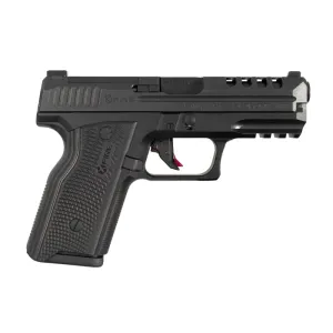 Ermox Defense XFIRE Semi-Automatic 9mm Pistol, Aluminum Frame, Optic Ready, Fiber Optic Sights, (2)15rd Magazines, Glock Compatible, Black-TK670-F1