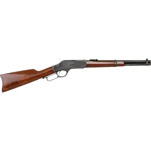 Cimarron 1873 Trapper CA273 Rifle, .357 Magnum/.38 Special, 16\" Barrel, 10-Round, Lever Action, Blued/Walnut.