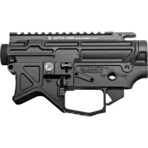 Battle Arms Development BATTLE ARMS AUTHORITY ELITE BILLET Lightweight AR-15 Receiver Set, 7075-T6 Aluminum, Ambi.