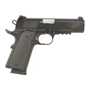 Tisas 1911 Carry 8+1 4.25\" Series 70 .45ACP Semi-Auto Pistol,Hammer Forged Barrel, Steel Slide & Frame, Novac Style Low Profile Sights, 2-8 Round Mags