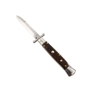 Steel River Knives SGSWP Spartan Italian Bayonet 3.9\" 440C Blade Snakewood Handle