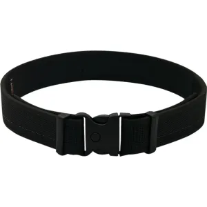 Uncle Mike\'s Gun Belt BLTUM38/42MBL Apparel Matte Black Leather 1.5\" Wide Buckle Closure Size 38/42.