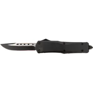 Steel River Knives Spartan T624BDP Knife, Drop Point, 3.75\" 440C SS Blade, 5.5\" Black Aluminum Zinc Alloy Handle.