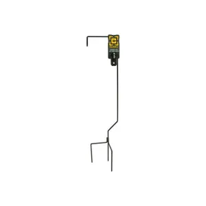 Uncle Henry 3002281 Shepard\'s Hook Holder CP6 Black Steel Standing