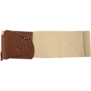 Galco UWERKHSM UnderWraps Elite Khaki Small Leather/Nylon