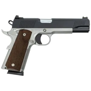 Tisas Trabzon Arms Industry 10100551 1911 5 Duty Enhanced SS Semi-Auto .45 ACP Handgun, 2-8 Round Mags