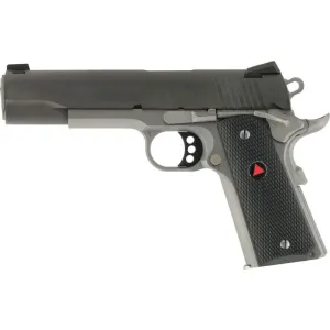 Colt O2020XETT 1911 Delta Elite Single 10mm 5\" 8+1 Black Polymer w/Delta Medallion Grip Brushed Stainless Steel Black