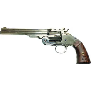 Cimarron CA850N00 NO.3 Schofield .45LC 7\" FS Nickel Walnut Revolver