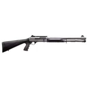 AKSA Arms S4 Semi-Automatic 12 Gauge Shotgun, 18.5\" Barrel, 5+1 Capacity - Tungsten - 12059