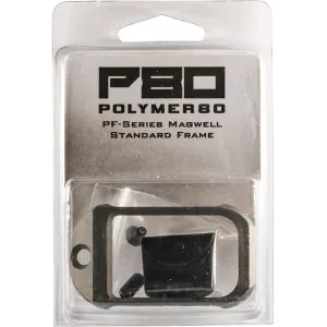Polymer80 P80CPMWSGRY PF-Series Magwell For Glock 17 6061-T6 Aluminum Gray Hardcoat Anodized