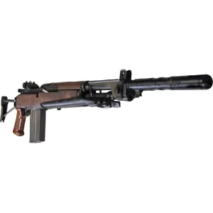 BM-59 Paratrooper 7.62 NATO, 20rd Mag, Semi-Auto, W/ Side Fold Stock, Billet Cut Steel Receiver, Bipod, Bayonet Lug - Rare Collectors Model, By J.R.A.