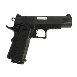 Tisas 1911 Carry B9R DS 9mm 4.25 Barrel 17rd Semi-Auto Pistol With Flared Magwell, Ambi Safety - Optics Ready