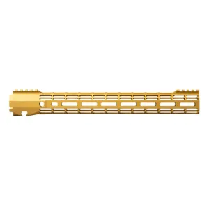 Aero Precision AR15 15\" ATLAS S-ONE M-LOK Handguard - Gold Anodized - APSL100522