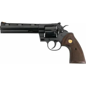 Colt Defense PYTHONBP6WTS Python .357MAG 6\" Blued Walnut w/GOLD Medallion Revolver