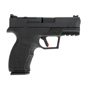 Tisas PX-9 Gen 3 Carry, 3.5\" Barrel, Optic Ready, RMR footprint, Flat Trigger, Fiber Optic Front Sight, 15 Round Magazine, Black