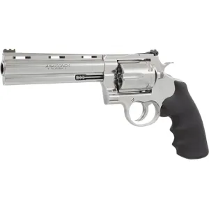 Colt Anaconda Target ANACONDA-SP6RFT Revolver .44 Magnum 6\" Barrel 6rd DA/SA Stainless, Hogue Grip, Green Fiber Optic Front Sight