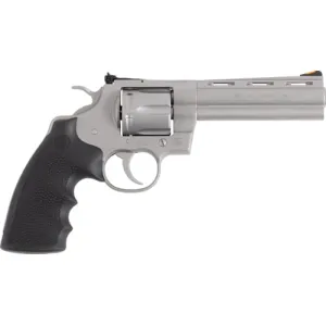 Colt Defense PYTHONSM5RTS Python .357MAG 5\" Matte SS Adjustable Sight Hogue Grips Revolver
