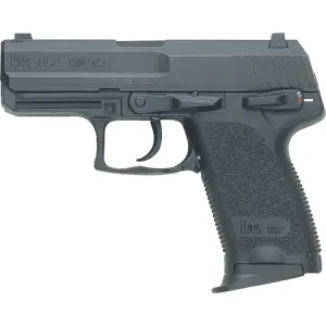 HK 704537A5 USP45C Compact LEM DAO 3.8\" 8+1 Poly Grip/Frame Black