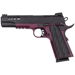 GLFA 1911 Pistol 45 ACP 5\" 8-Round Semi-Auto Optics Ready Black Cherry