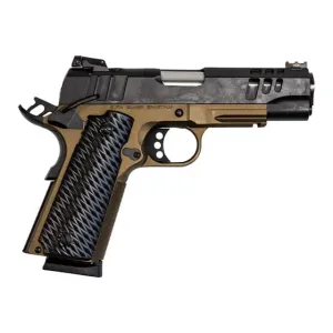 Great Lakes Firearms 1911 GL1911-45CSS BRZ Pistol 45 ACP 4.25\" 8-Round Semi-Auto Fiber Optic Sights RMSC Optics Cut