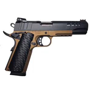 Great Lakes Firearms GLFA 1911 9MM GL1911-9FSS BRZ Pistol, 5\" Barrel, 8+1, Semi-Auto, RMSc Optic Cut, Bronze Frame.
