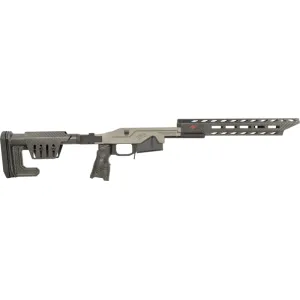 Fierce Firearms SACHSTU Chassis Kit Tungsten Gray Short Action Fits AR-15, Adjustable Ergonomic Design