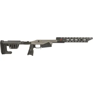 Fierce Firearms LACHSTU Long Action Chassis Kit, Stocks and Forends, Tungsten Gray, M-LOK Mounts.