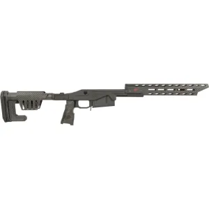 Fierce Firearms LACHSBL Chassis Kit Black, Stocks and Forends, Long Action, Fits AR-15, Ergonomic Design