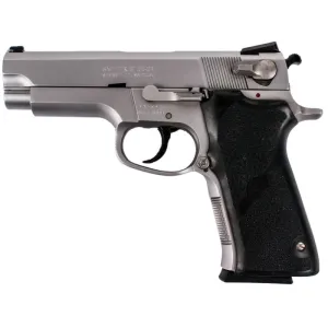 Smith & Wesson 4006 Semi-Automatic .40 S&W Pistol, 4\" Barrel, 11+1 Capacity - Stainless Steel - 4006 - Good to Very Good Condition - Used