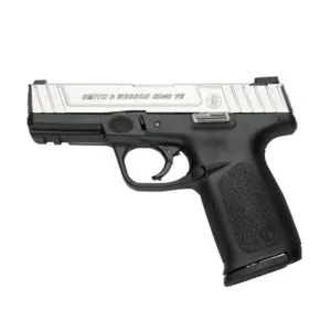 Smith & Wesson SD40VE Semi-Automatic .40 S&W Pistol, 4\" Barrel, 14+1 Capacity - Two Tone Stainless/Black - Good Condition - Used