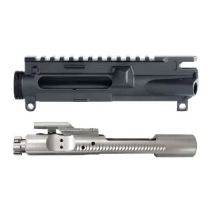 Aero Precision AR15 Stripped Left Handed Upper Receiver - Anodized Black with Nickel Boron BCG - APSL100566S