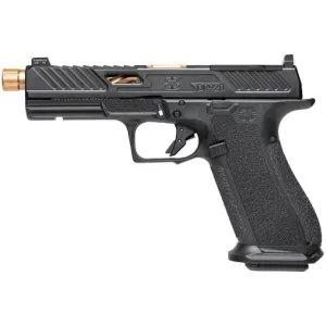 Shadow Systems DR920 Elite SS-2009-P Pistol, 9mm, 5\" Threaded Bronze Barrel, 17rd, Striker, Optics-Ready, Window Cuts.
