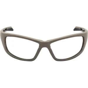 Pyramex Howitzer Safety Glasses Clear Anti-Fog Lens Tan Frame