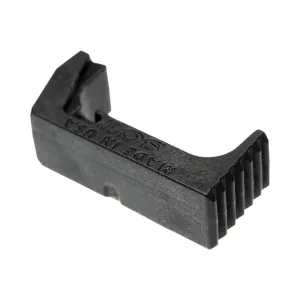 SCT Manufacturing Sub Compact Mag Catch, Firearm Parts, Compatible with Glock 43X Mags, Black Plastic.