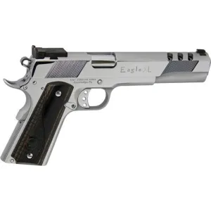Iver Johnson Arms GIJ35 Johnson Eagle XL Ported 6\" Adjustable Polished Chrome