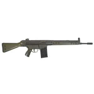Century Arms CA-3, Semi-Auto Rifle .308 Win / 7.62 Nato, 18\" Barrel, 20 Rd Mag - Surplus OD Green Furniture - Battleworn Finish - RI5601-X