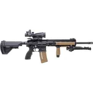 Heckler and Koch MR27 Deployment Kit Semi-Automatic 5.56x45mm Rifle with Trijicon ACOG & RMR, 16.5\" Barrel, 30+1 Capacity - Limited Edition - 81000930