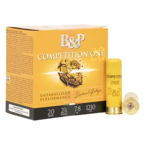 B&P 20B78CP7 Competition ONE 20GA 2.75\" 7/8oz #7.5 Shot 25 Per Box
