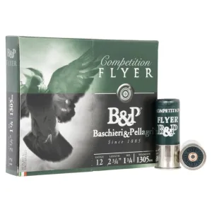 B&P 12B14P75 Competition Flyer 12GA 2.75\" 1 1/4oz #7.5 Shot 10 Per Box - 10sh Box