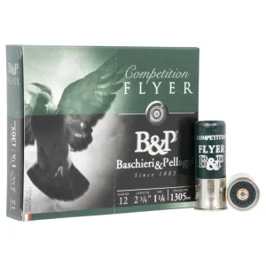B&P 12B14P8 Competition Flyer 12GA 2.75\" 1 1/4oz #8 Shot 10 Per Box - 10sh Box