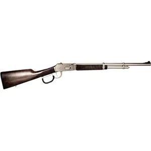 Heritage Range Side RS41020NI Lever Action Shotgun, .410 Bore, 20\" Barrel, 5+1, Nickel Finish, Turkish Walnut Stock, Leather-Wrapped Lever.