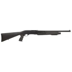 Ermox XPro-P 12 Gauge 18.5\" Barrel Pump Action Shotgun, 3 Chambers, 5+1 Capacity, Pistol Grip Stock