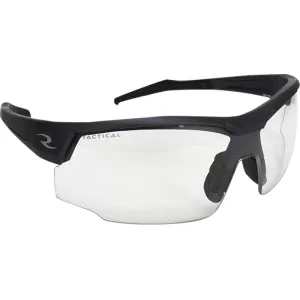 Radians CSB1041CS Ballistic Glasses Eye Protection Clear Lens Black Frame ANSI Z87.1 99.9% UV Protection.