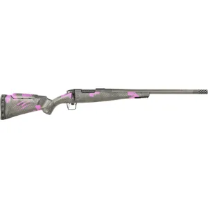 Fierce Firearms Mini Rogue Bolt Action 6.5 Creedmoor Rifle, 20\" Match Grade Barrel, 4+1 Capacity - Purple Camo Carbon Fiber Stock - ROGM65CM20BP