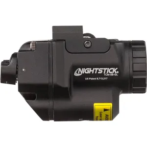 Nightstick TCM5BGL Subcompact Weapon Light with Green Laser Black Anodized 650 Lumens White LED - Fits Glock/Sig Sauer/H&K/Ruger/Smith & Wesson M&P