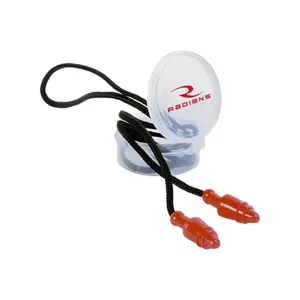 Radians SnugPlugs JP3150RD/50 Hearing Protection Earplugs, NRR 28 dB, Washable, Corded, 50 Pair.