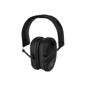 Radians VXP110BX Vertex Passive Earmuff Hearing Protection Black, 23 dB NRR, Ultra-Slim Folding Design.