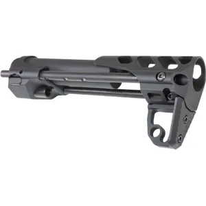 Odin Works OSCQSBLK Close Quarters Rifle Stock Black 6061-T6 Aluminum Compatible w/ AR-15/M4/5.56/223